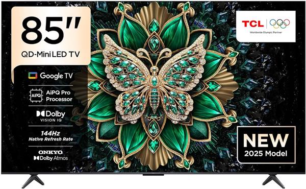 TCL 85 Inch QLED 4K UHD Mini LED C6K 144Hz